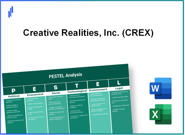 PESTEL Analysis of Creative Realities, Inc. (CREX)