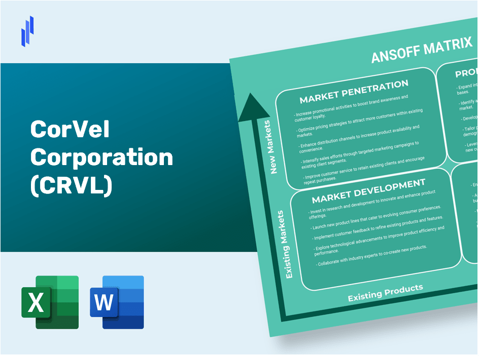 CorVel Corporation (CRVL)Ansoff Matrix