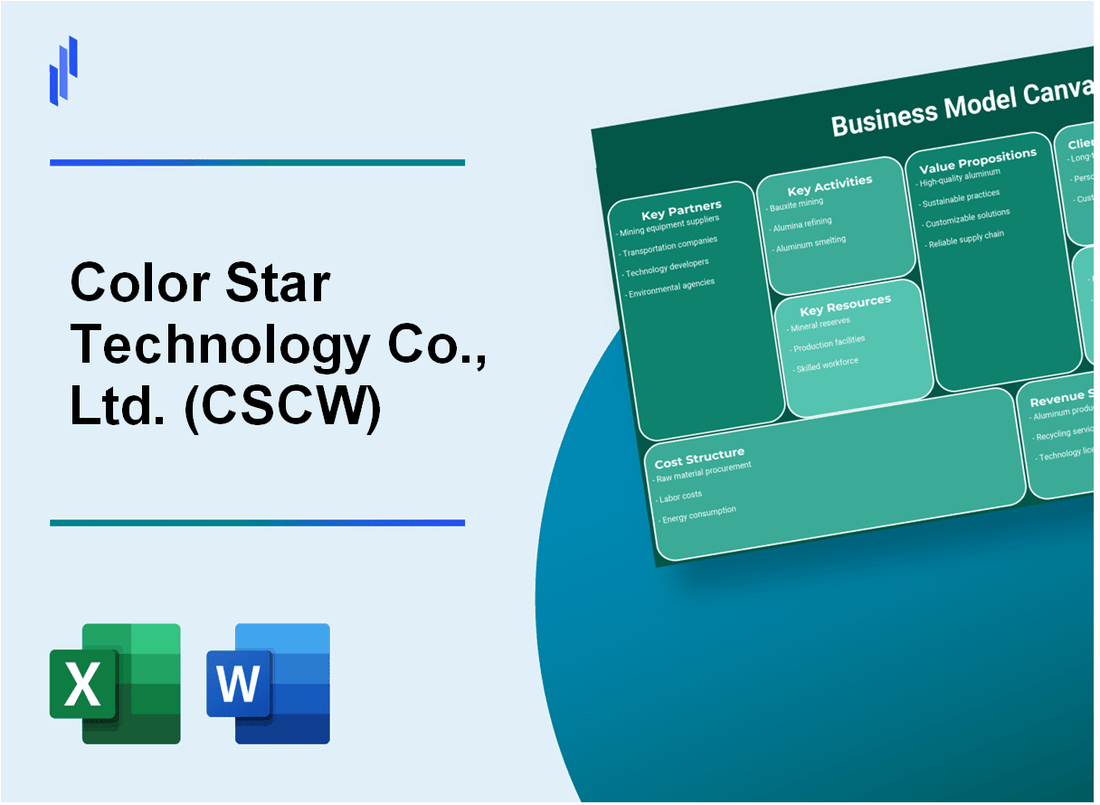 Color Star Technology Co., Ltd. (CSCW): Business Model Canvas