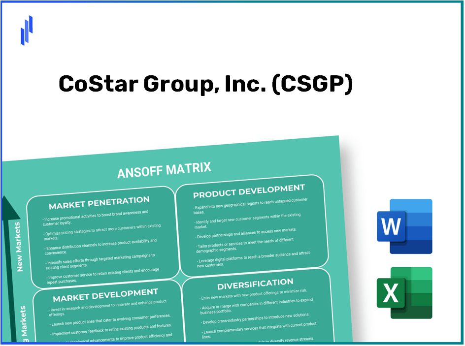 CoStar Group, Inc. (CSGP)Ansoff Matrix