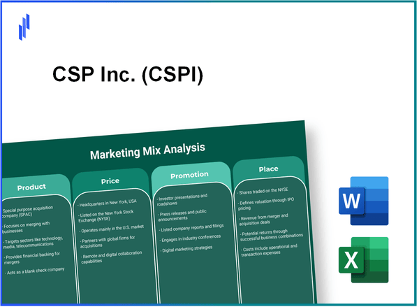 Marketing Mix Analysis of CSP Inc. (CSPI)