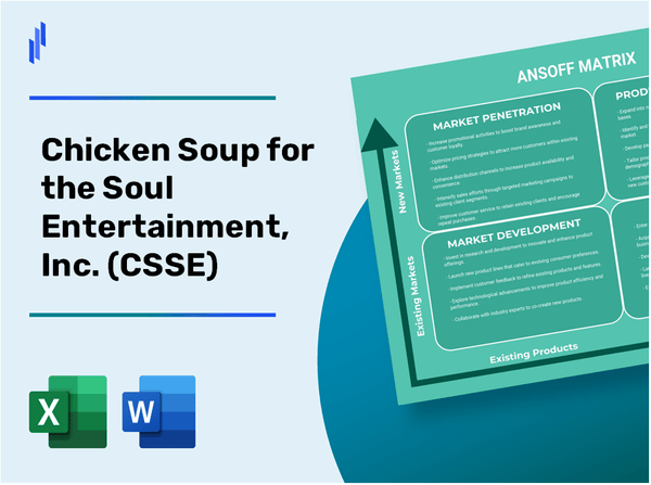 Chicken Soup for the Soul Entertainment, Inc. (CSSE)Ansoff Matrix