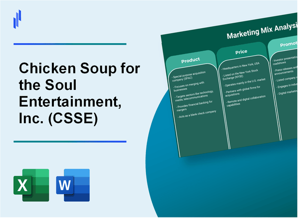 Marketing Mix Analysis of Chicken Soup for the Soul Entertainment, Inc. (CSSE)