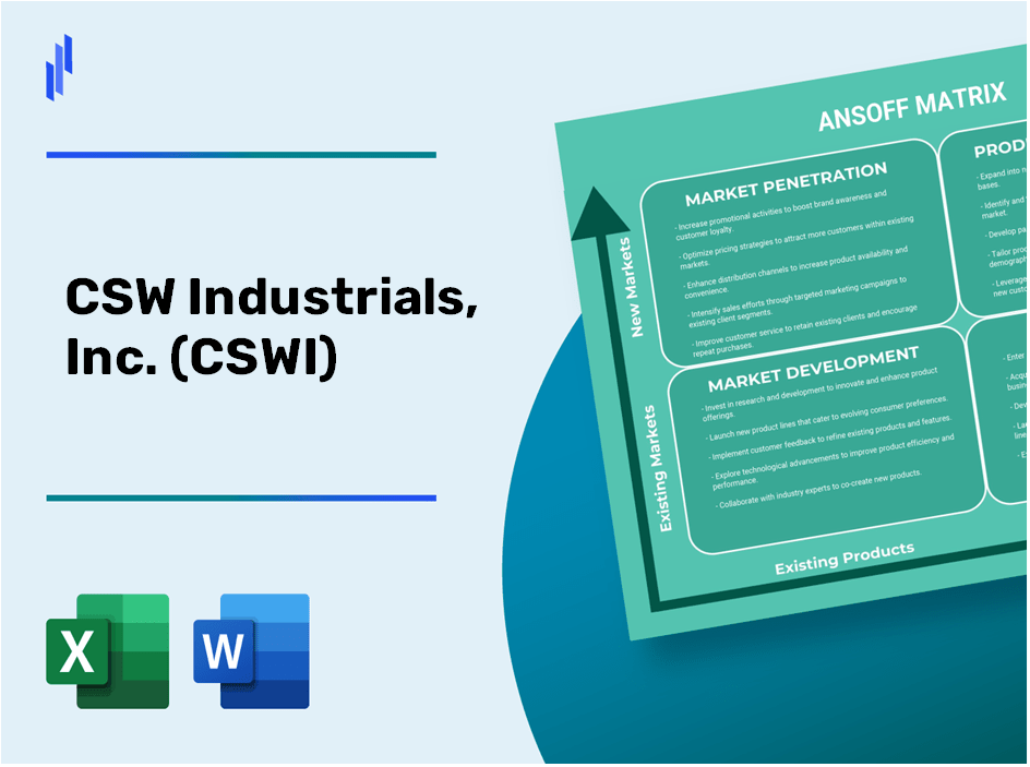 CSW Industrials, Inc. (CSWI)Ansoff Matrix