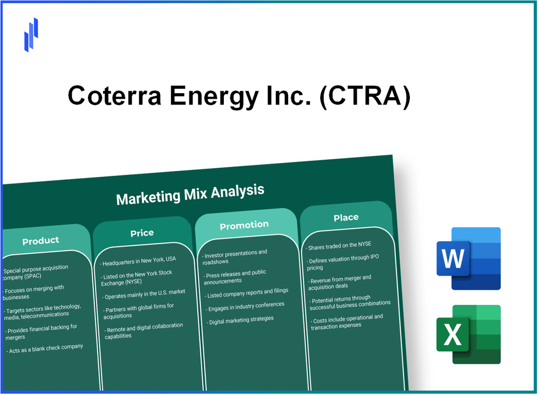 Marketing Mix Analysis of Coterra Energy Inc. (CTRA)