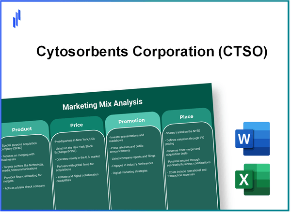 Marketing Mix Analysis of Cytosorbents Corporation (CTSO)