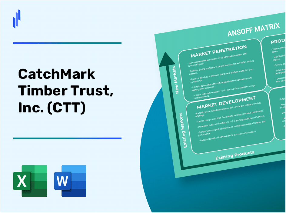 CatchMark Timber Trust, Inc. (CTT)Ansoff Matrix