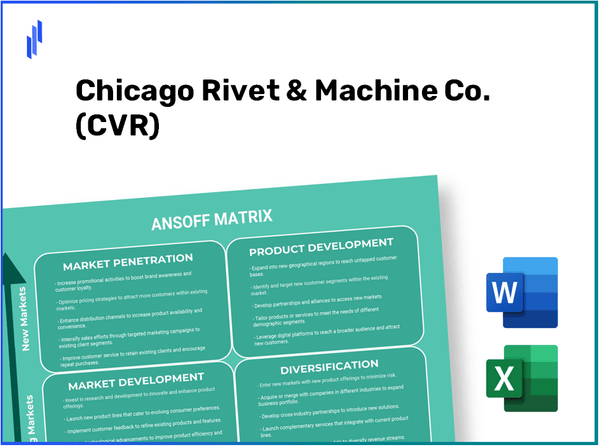 Chicago Rivet & Machine Co. (CVR)Ansoff Matrix