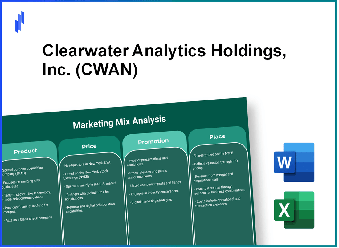 Marketing Mix Analysis of Clearwater Analytics Holdings, Inc. (CWAN)