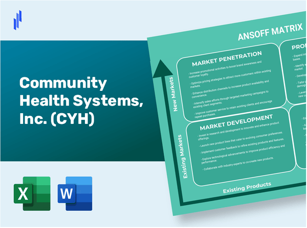 Community Health Systems, Inc. (CYH)Ansoff Matrix