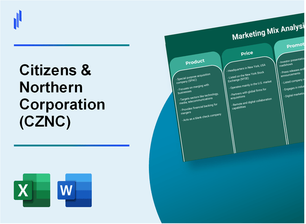 Marketing Mix Analysis of Citizens & Northern Corporation (CZNC)