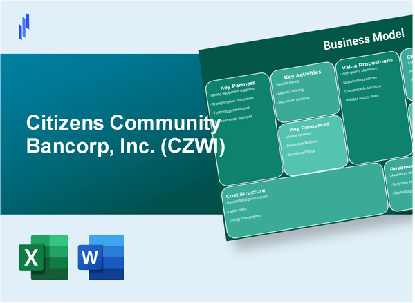 Citizens Community Bancorp, Inc. (CZWI): Business Model Canvas