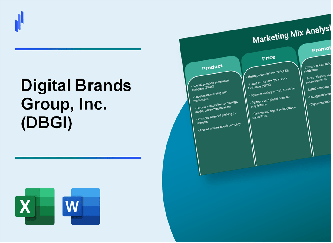 Marketing Mix Analysis of Digital Brands Group, Inc. (DBGI)