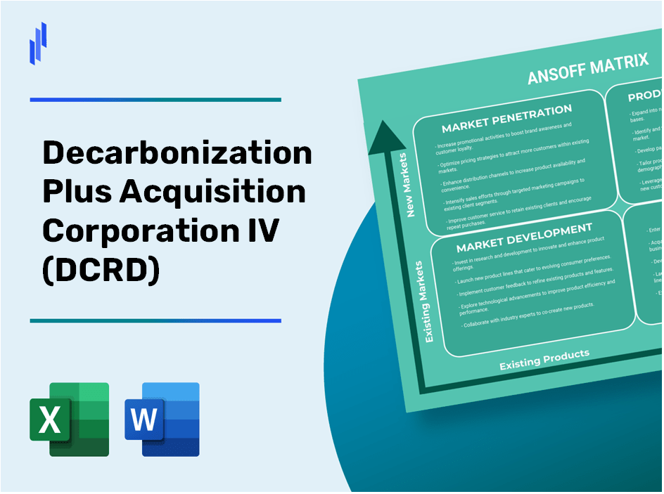 Decarbonization Plus Acquisition Corporation IV (DCRD)Ansoff Matrix