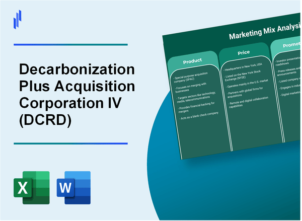 Marketing Mix Analysis of Decarbonization Plus Acquisition Corporation IV (DCRD)