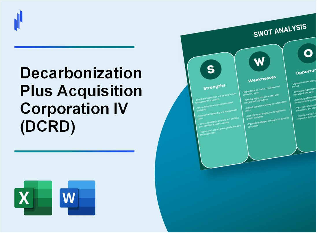 Decarbonization Plus Acquisition Corporation IV (DCRD) SWOT Analysis