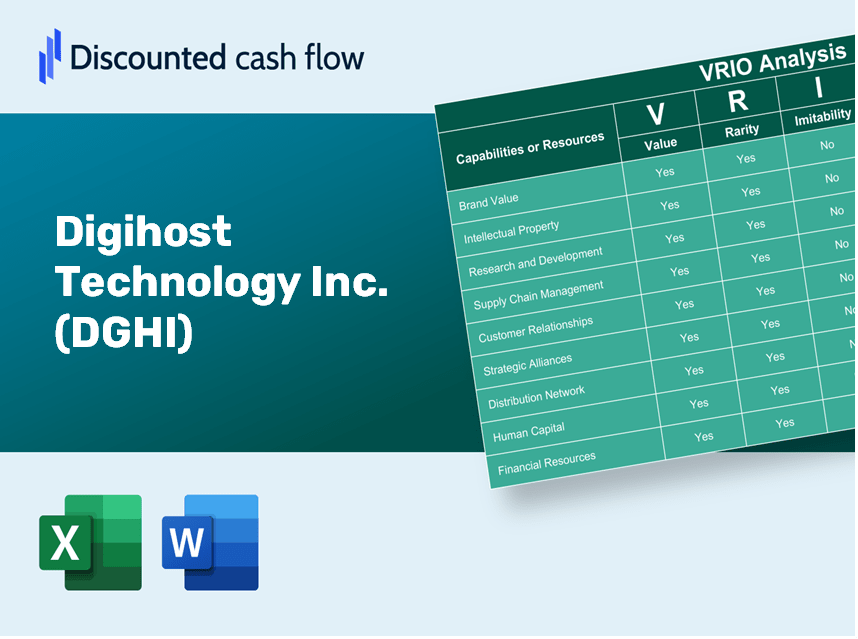 Digihost Technology Inc. (DGHI): VRIO Analysis [10-2024 Updated]