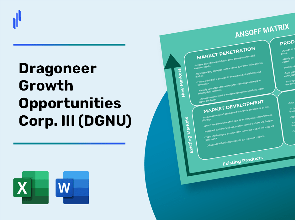 Dragoneer Growth Opportunities Corp. III (DGNU)Ansoff Matrix