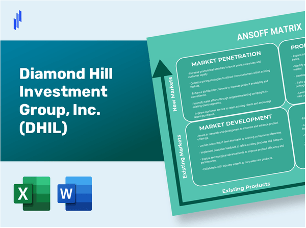 Diamond Hill Investment Group, Inc. (DHIL)Ansoff Matrix