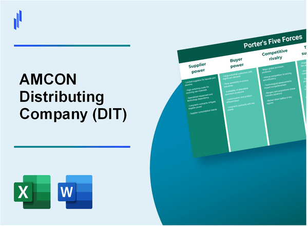 What are the Porter’s Five Forces of AMCON Distributing Company (DIT)?