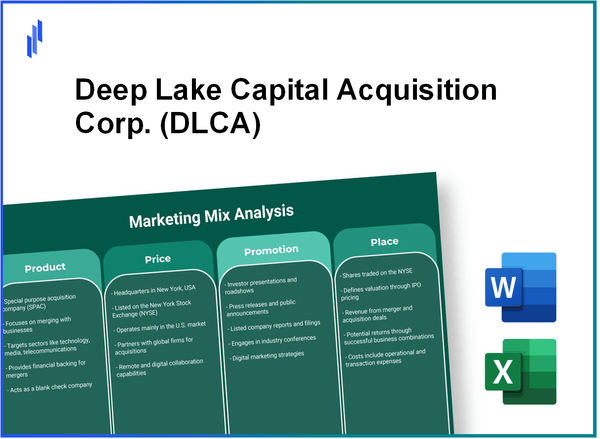 Marketing Mix Analysis of Deep Lake Capital Acquisition Corp. (DLCA)