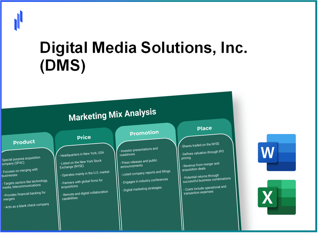 Marketing Mix Analysis of Digital Media Solutions, Inc. (DMS)