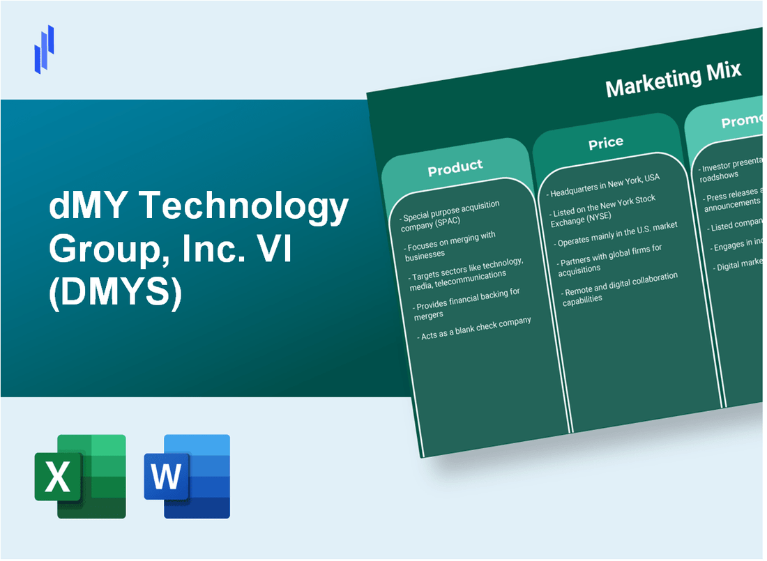 Marketing Mix Analysis of dMY Technology Group, Inc. VI (DMYS)