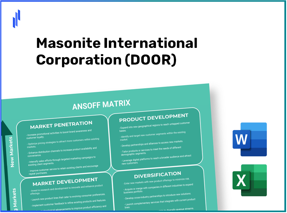 Masonite International Corporation (DOOR)Ansoff Matrix