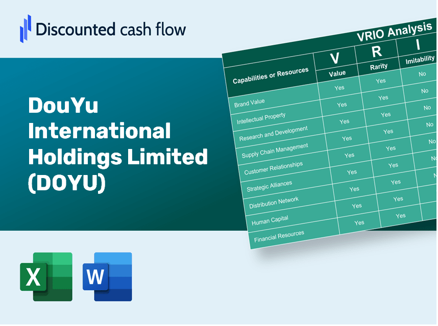 DouYu International Holdings Limited (DOYU): VRIO Analysis [10-2024 Updated]