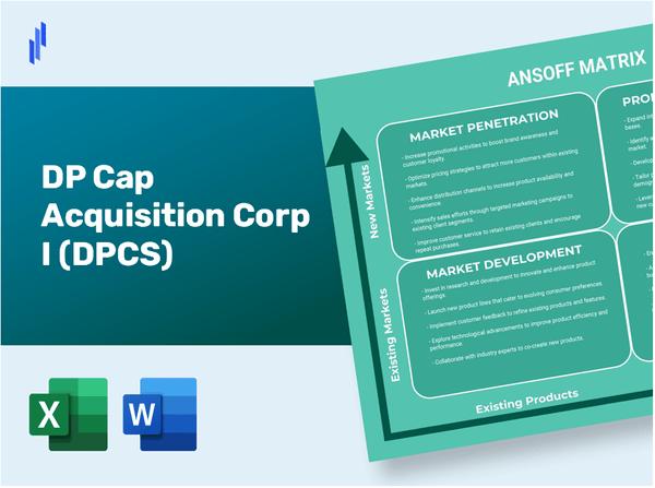 DP Cap Acquisition Corp I (DPCS)Ansoff Matrix