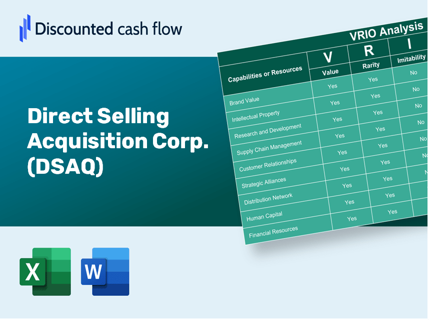 Direct Selling Acquisition Corp. (DSAQ): VRIO Analysis [10-2024 Updated]