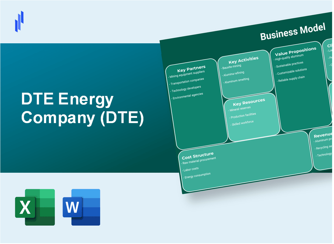 DTE Energy Company (DTE): Business Model Canvas