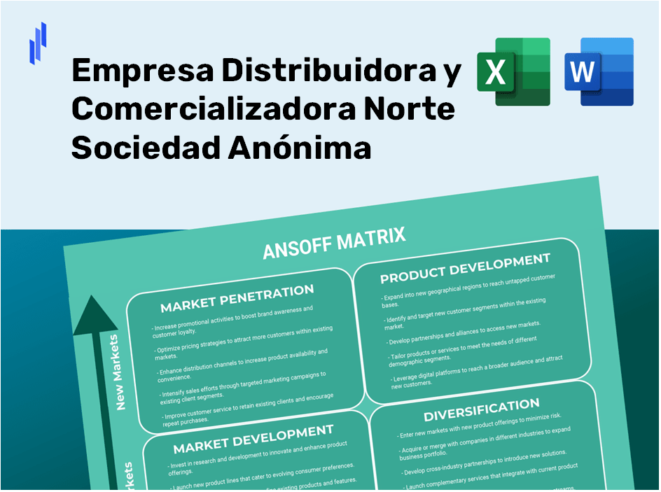 Empresa Distribuidora y Comercializadora Norte Sociedad Anónima (EDN)Ansoff Matrix