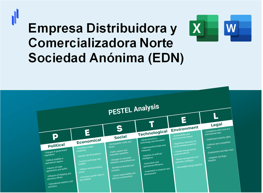 PESTEL Analysis of Empresa Distribuidora y Comercializadora Norte Sociedad Anónima (EDN)