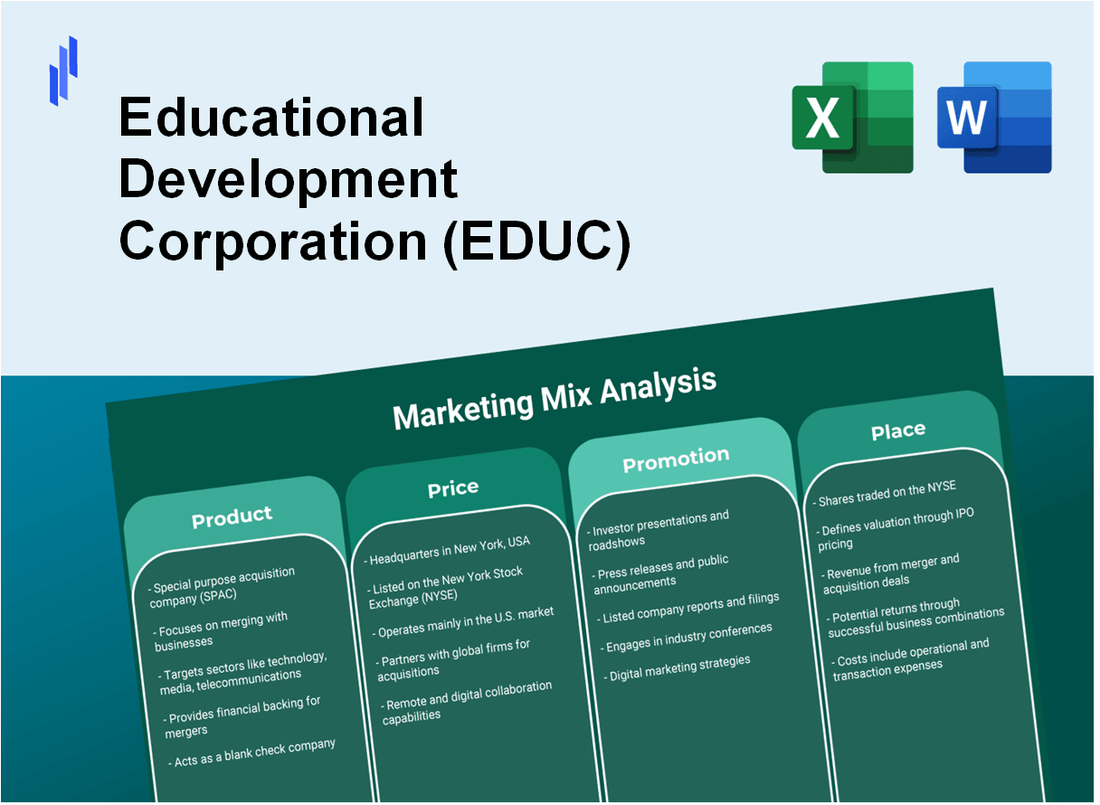 Marketing Mix Analysis of Educational Development Corporation (EDUC)