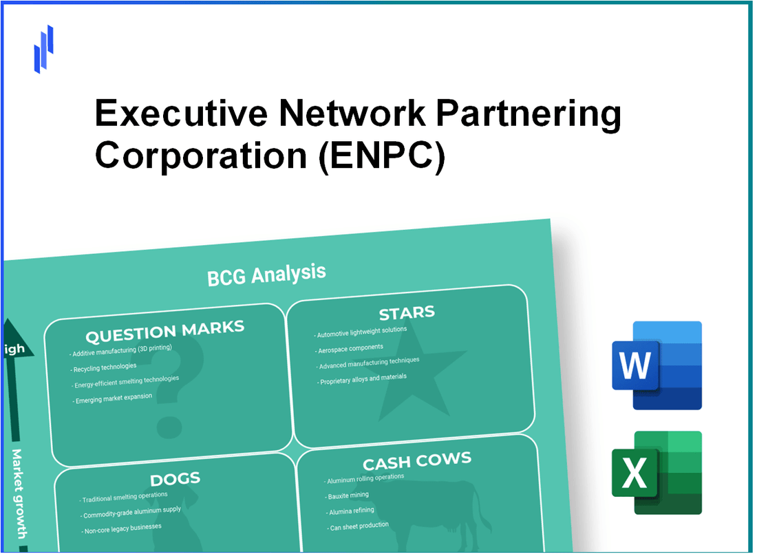 Executive Network Partnering Corporation (ENPC) BCG Matrix Analysis