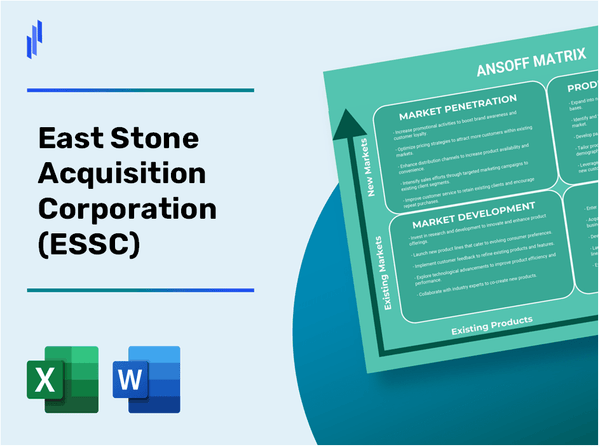 East Stone Acquisition Corporation (ESSC)Ansoff Matrix