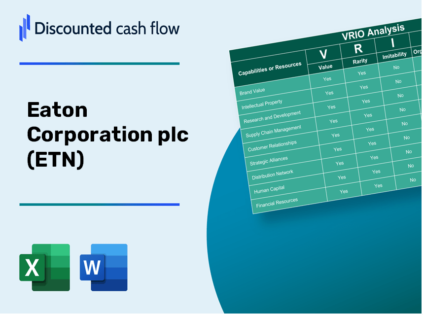 Eaton Corporation plc (ETN): VRIO Analysis [10-2024 Updated]