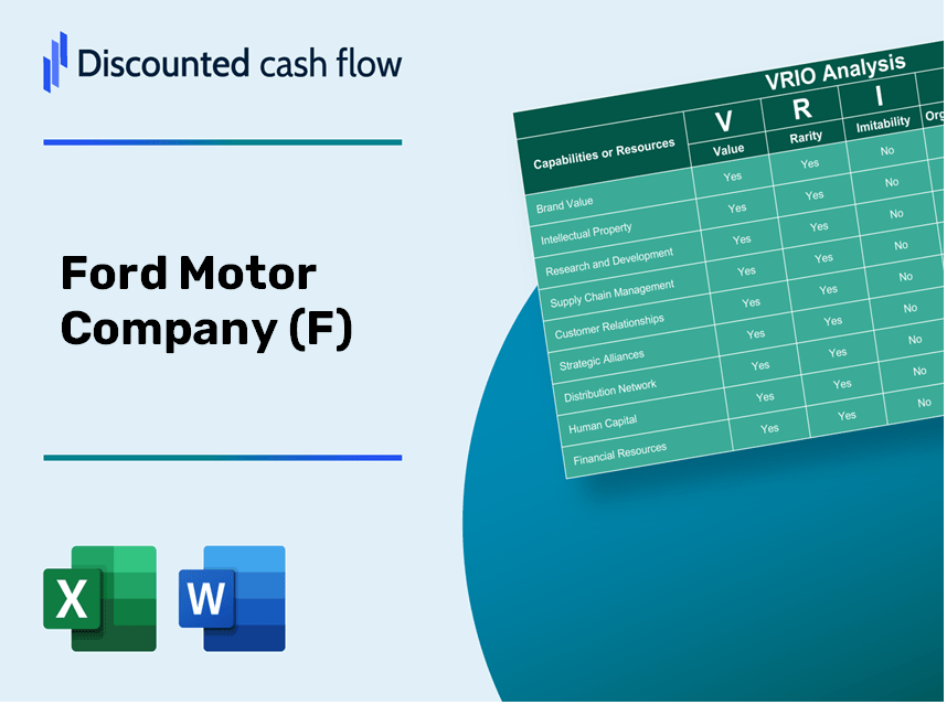 Ford Motor Company (F): VRIO Analysis [10-2024 Updated]