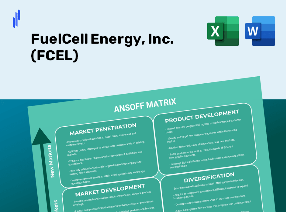 FuelCell Energy, Inc. (FCEL)Ansoff Matrix