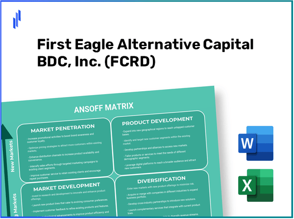 First Eagle Alternative Capital BDC, Inc. (FCRD)Ansoff Matrix