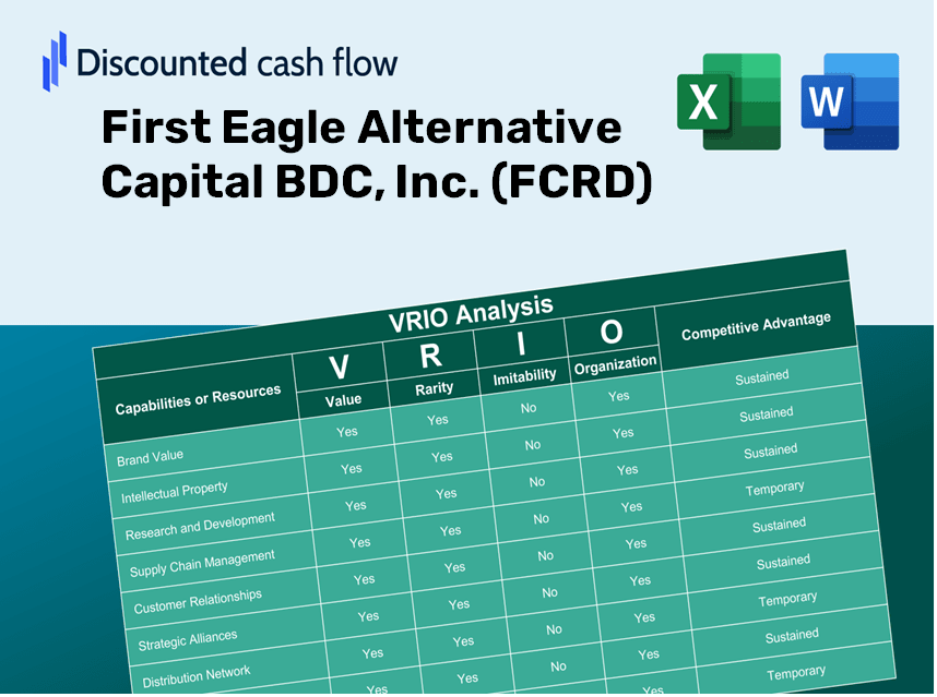 First Eagle Alternative Capital BDC, Inc. (FCRD): VRIO Analysis [10-2024 Updated]