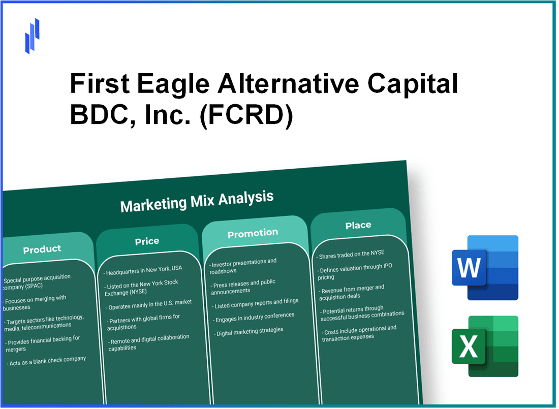 Marketing Mix Analysis of First Eagle Alternative Capital BDC, Inc. (FCRD)