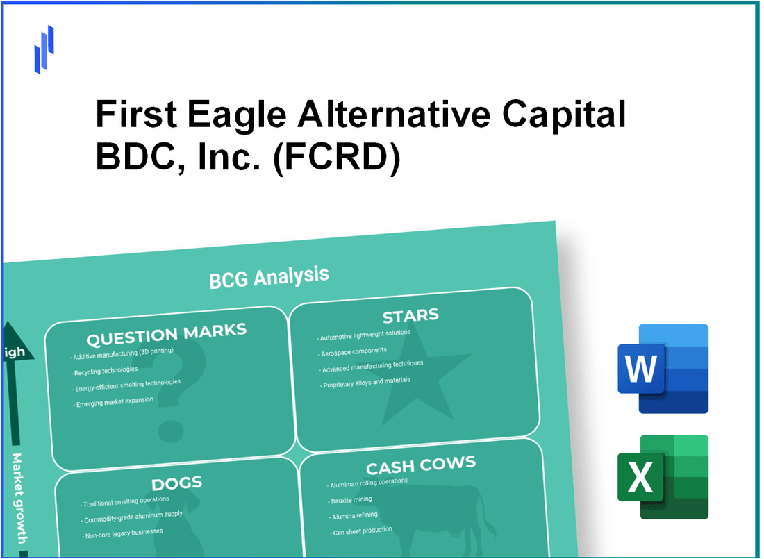 First Eagle Alternative Capital BDC, Inc. (FCRD) BCG Matrix Analysis