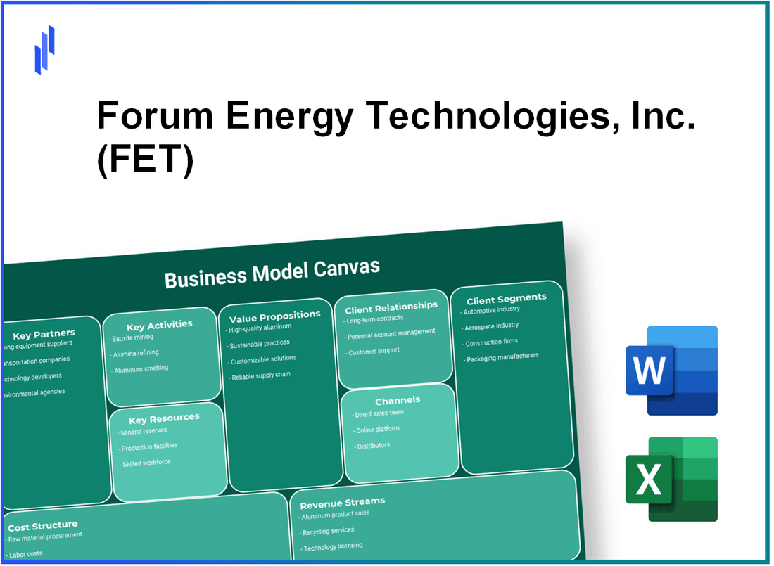 Forum Energy Technologies, Inc. (FET): Business Model Canvas