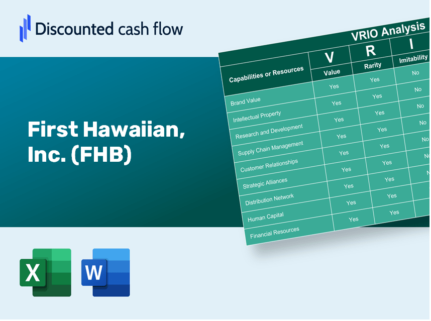 First Hawaiian, Inc. (FHB): VRIO Analysis [10-2024 Updated]