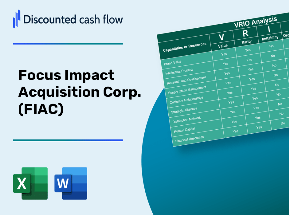 Focus Impact Acquisition Corp. (FIAC): VRIO Analysis [10-2024 Updated]