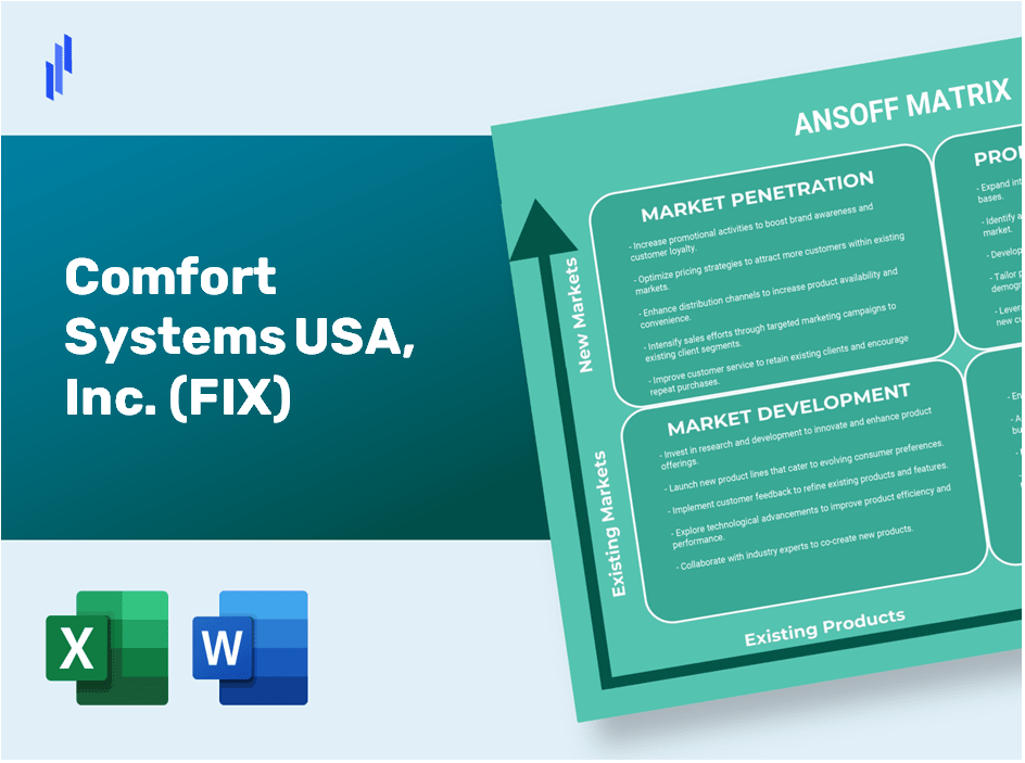 Comfort Systems USA, Inc. (FIX)Ansoff Matrix