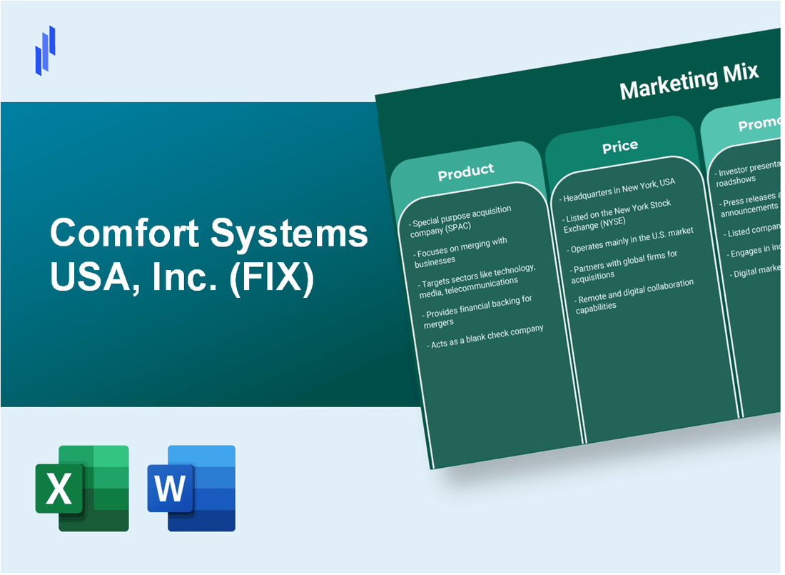 Marketing Mix Analysis of Comfort Systems USA, Inc. (FIX)