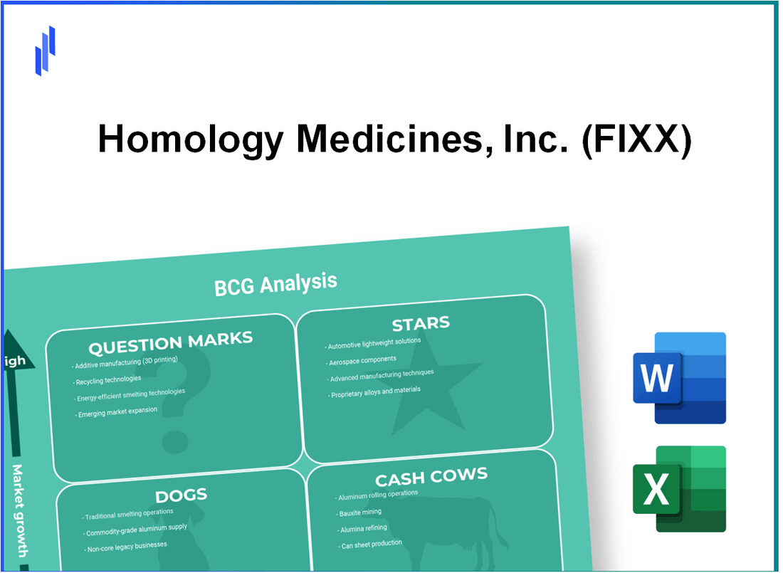 Homology Medicines, Inc. (FIXX) BCG Matrix Analysis